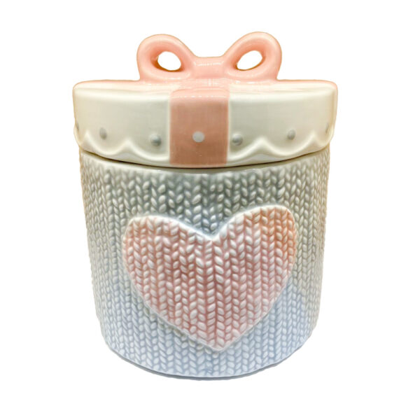 大陶瓷骨灰罐 – 大愛心禮物盒